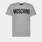 T-shirt T-shirt à logo Moschino Grigio Homme