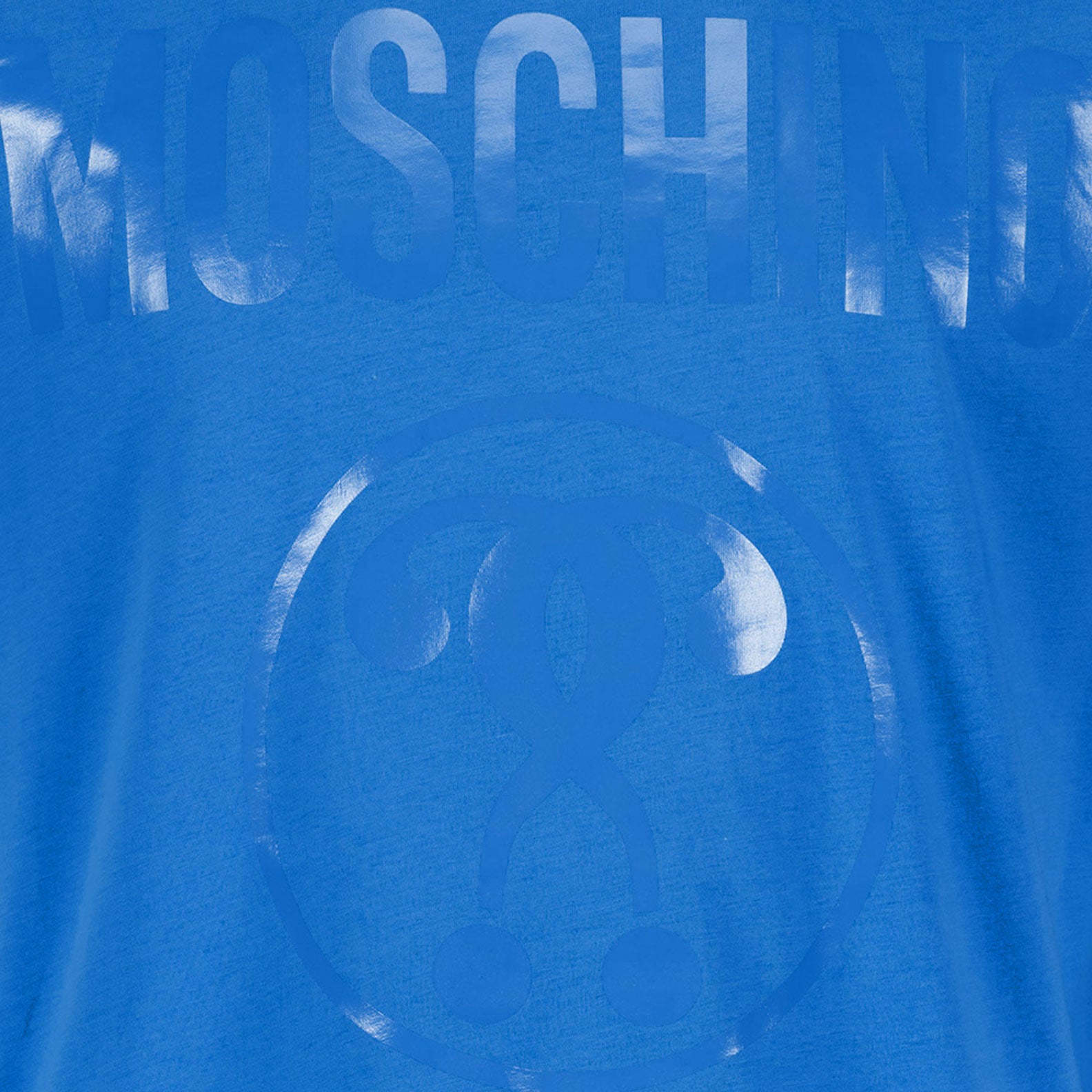 T-shirts T-shirt à logo Moschino Bleu Homme
