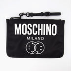 Pouches Smiley pouch Moschino Black Man