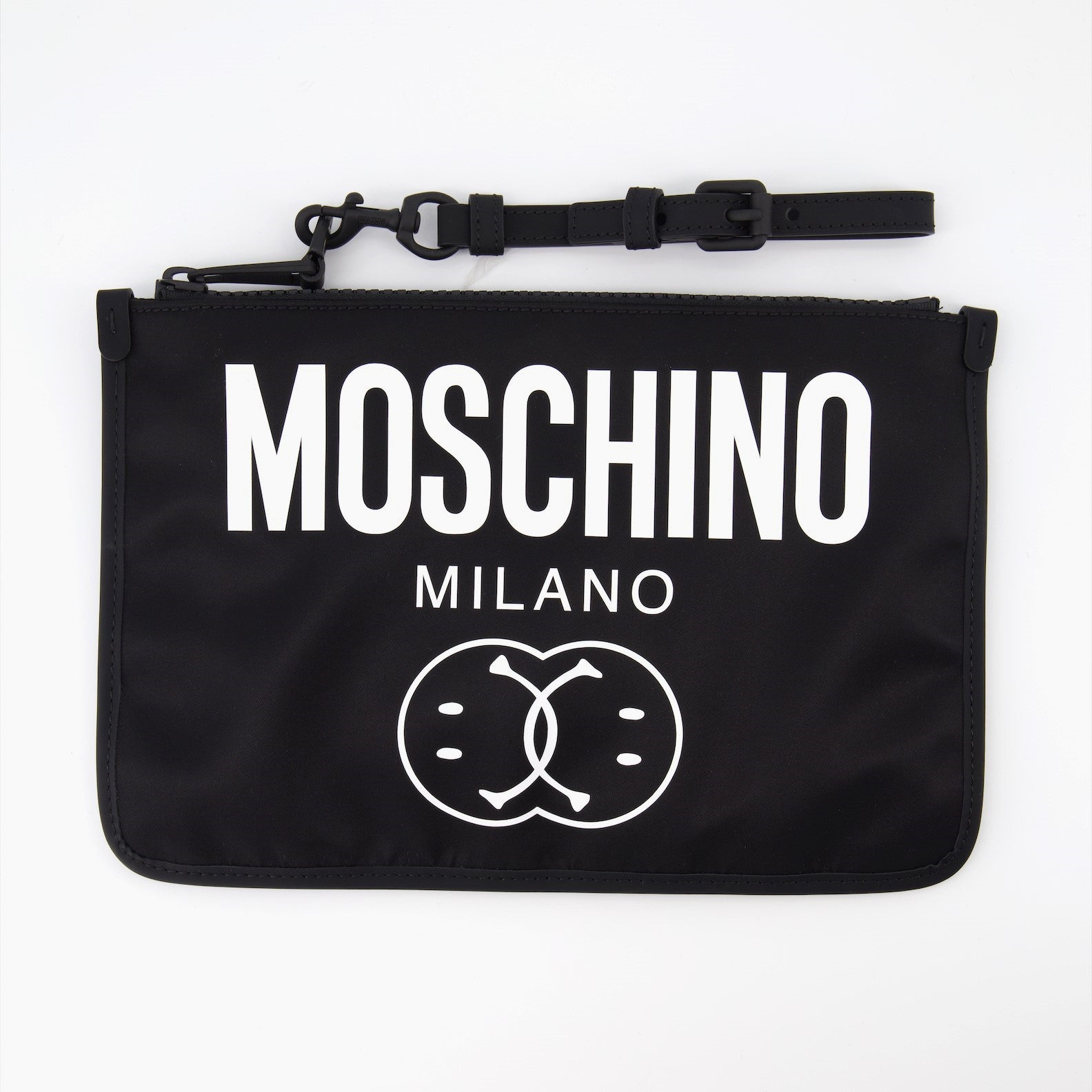 Pouches Smiley pouch Moschino Black Man