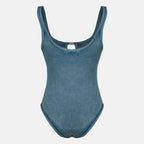 Imagem do body em algodão Maura azul da marca Diesel para Mulheres - Primavera-Verão 2026 - Vista Traseira
