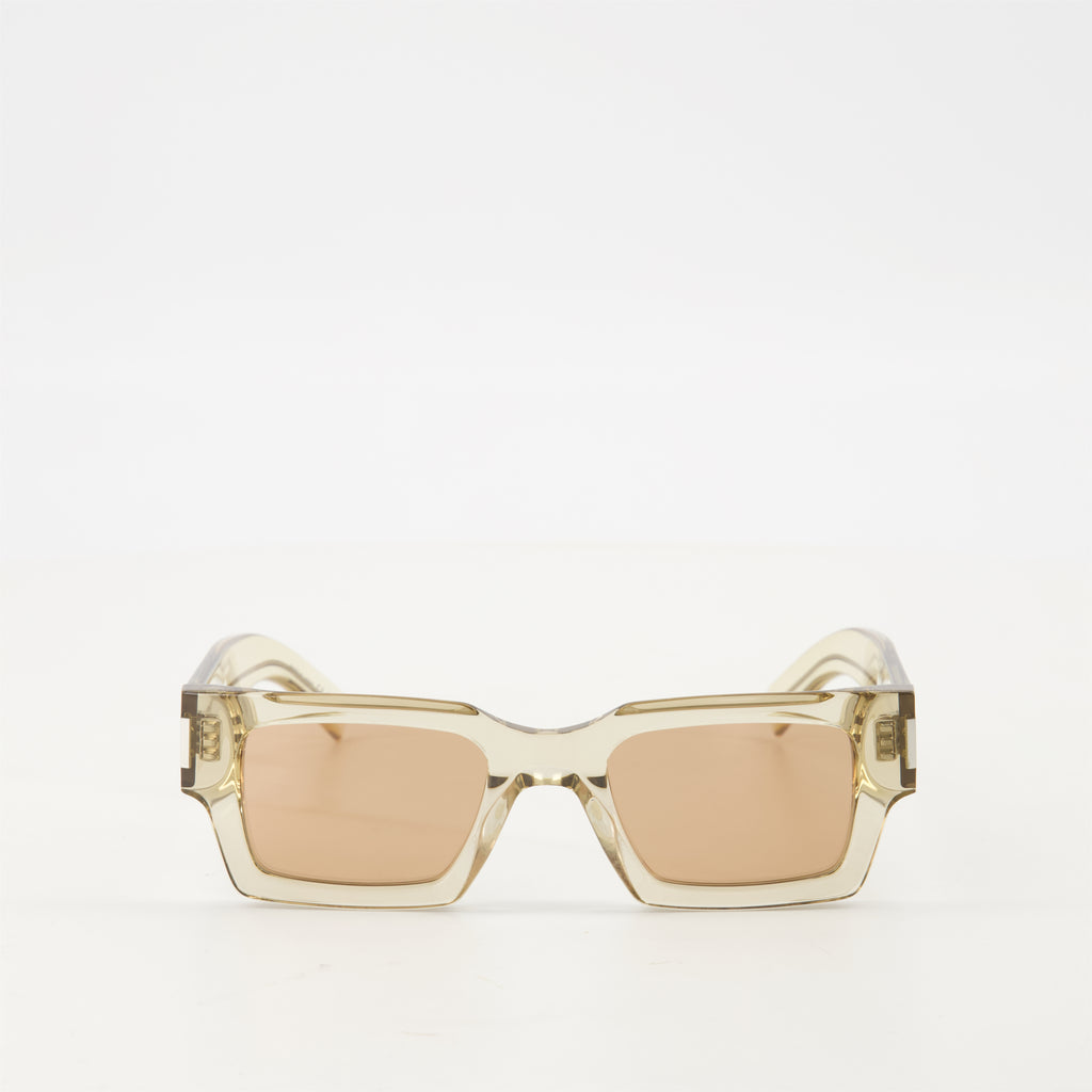 Glasses Lunettes de soleil SL 572 Saint Laurent Beige Unisex