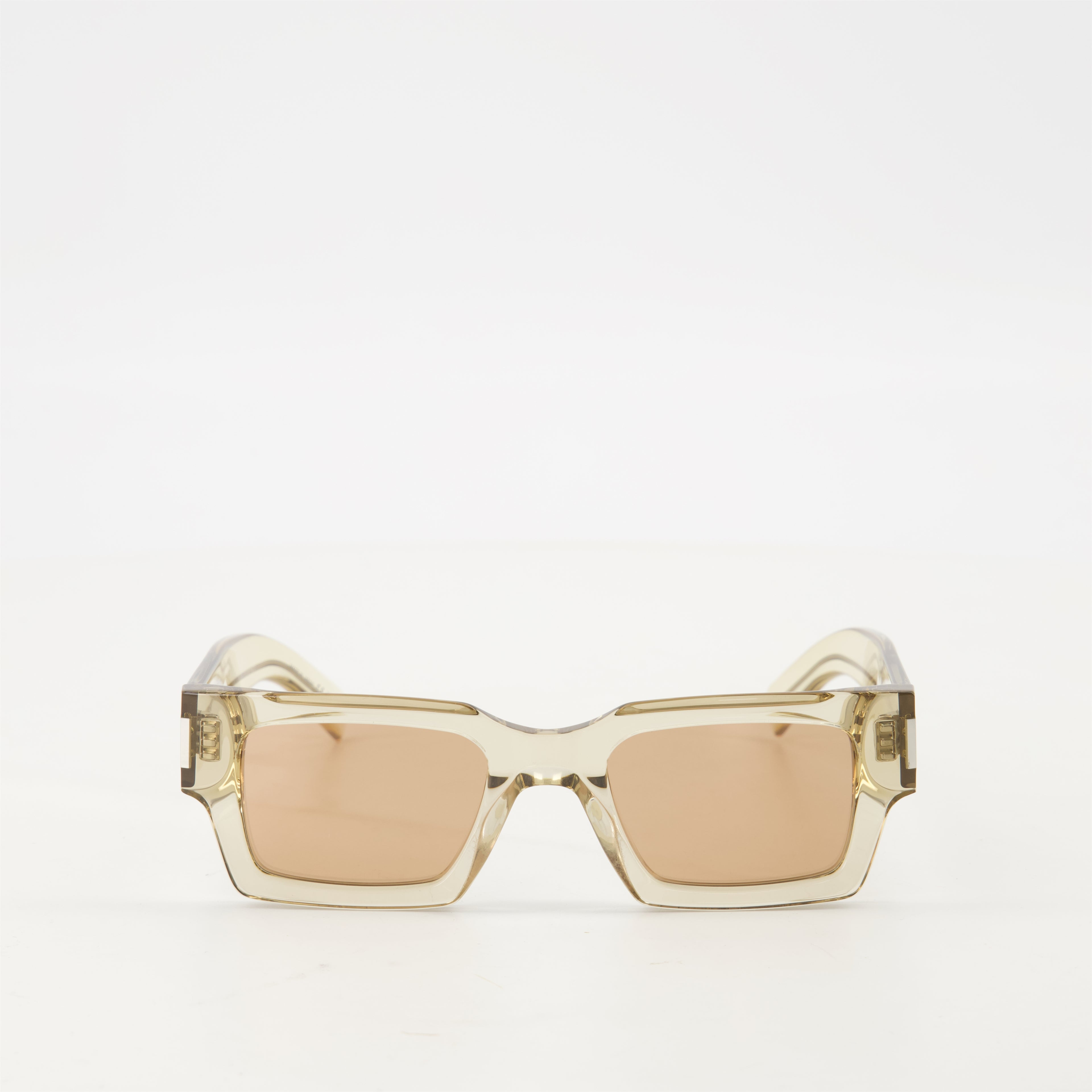 Glasses Lunettes de soleil SL 572 Saint Laurent Beige Unisex