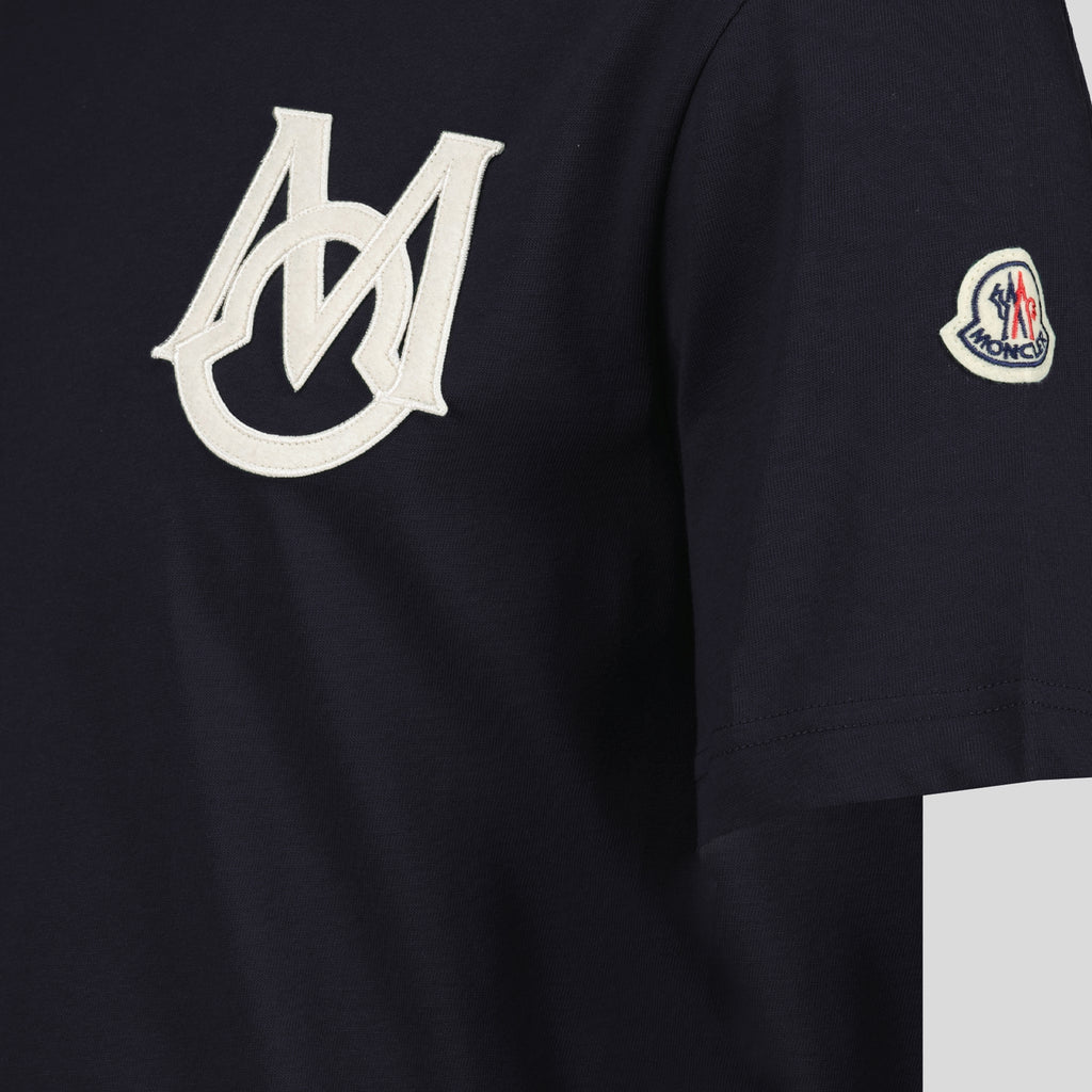T-shirts T-shirt bleu marine Moncler Blue Homme