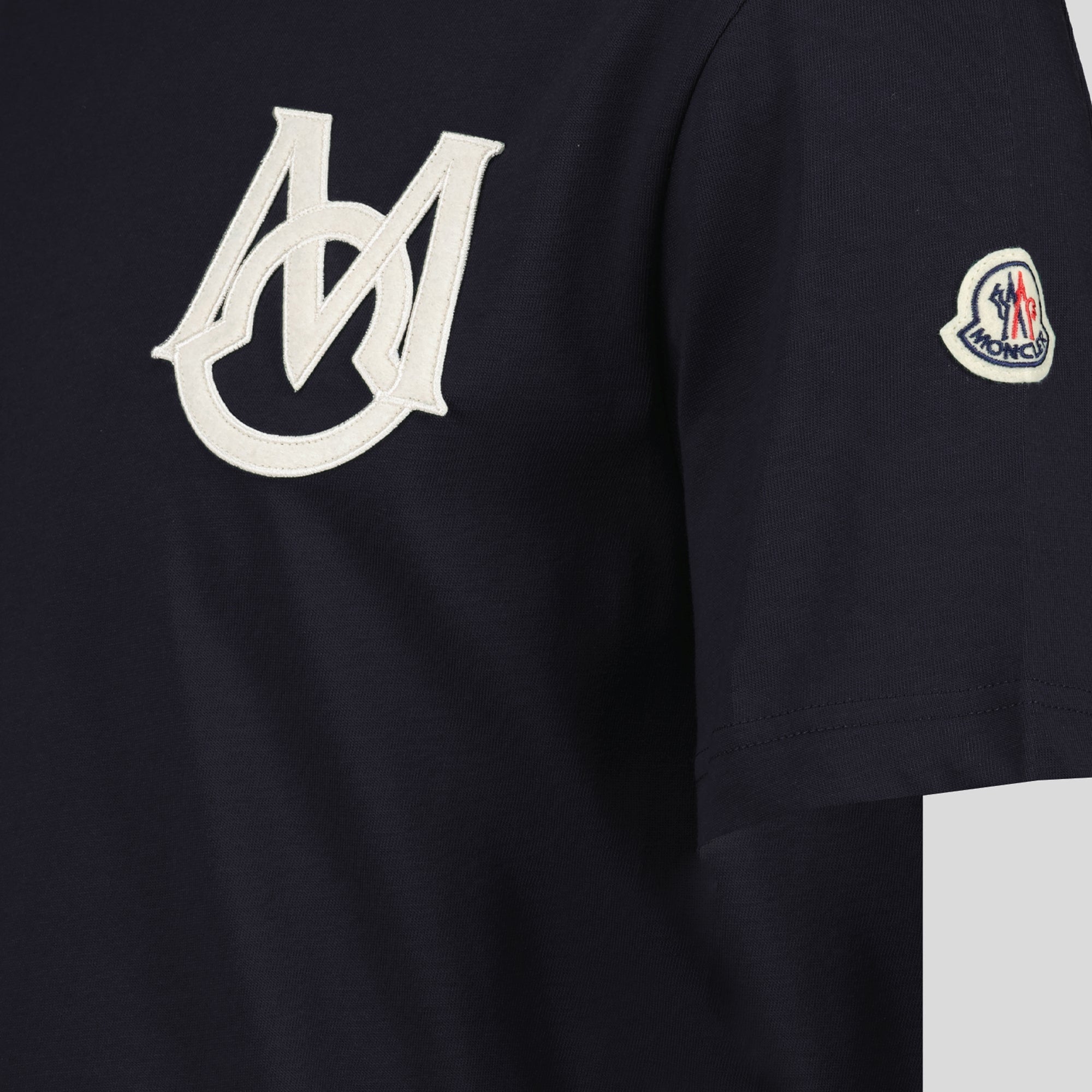 T-shirts T-shirt bleu marine Moncler Blue Homme