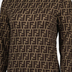 Maglieria Pullover FF Fendi Marrone Femme