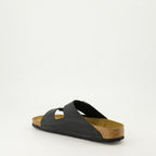 Scarpe aperte Pantofole Arizona Birkenstock Nero Homme