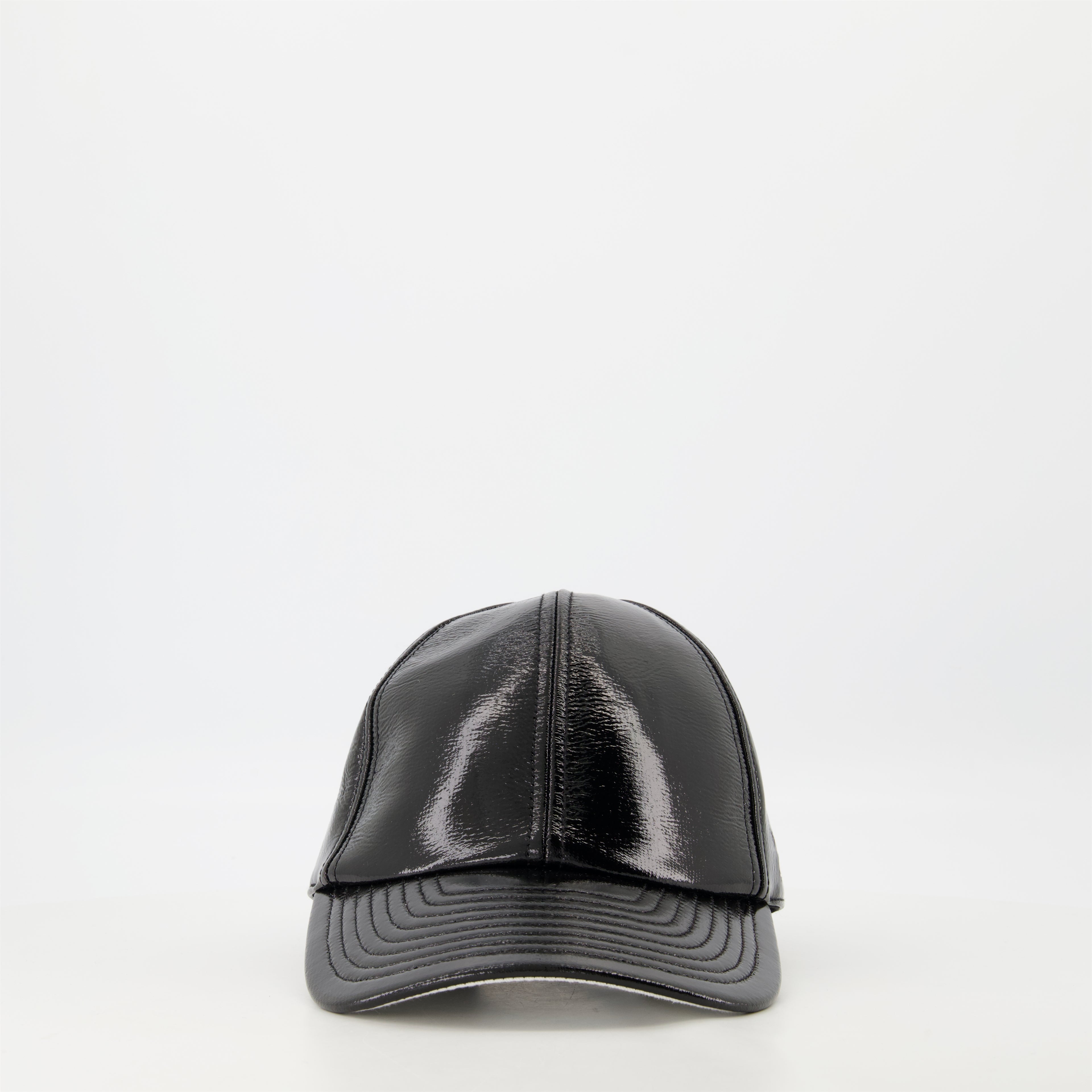 Gorras, sombreros y gorros Gorra de Reedición en Vinilo Courrèges Negro Unisexo