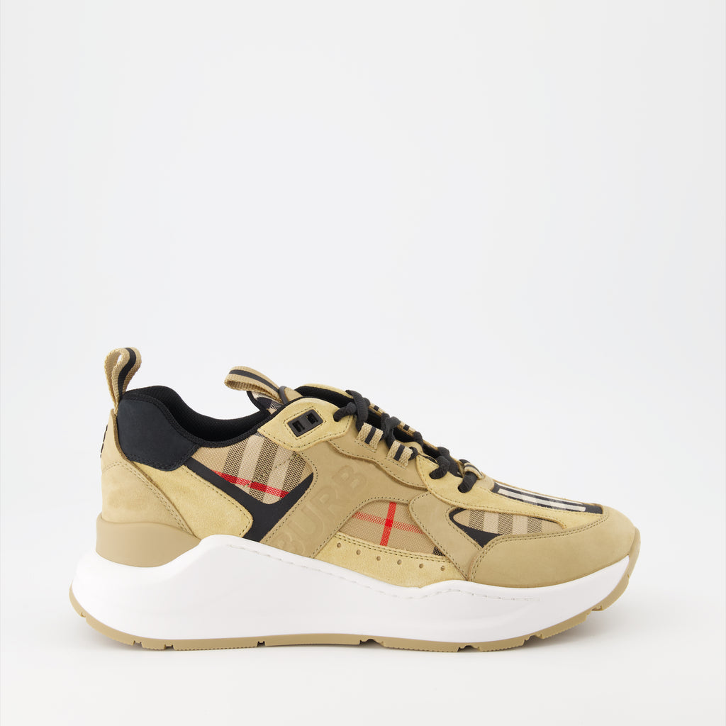 Sneaker Baskets Ramsey Burberry Beige Homme