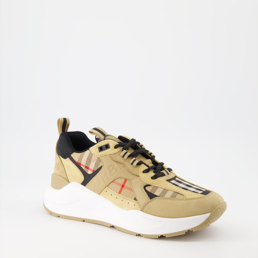 Sneaker Baskets Ramsey Burberry Beige Homme