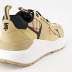 Sneaker Baskets Ramsey Burberry Beige Homme