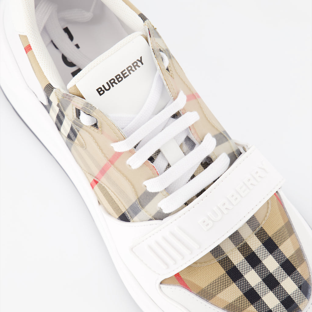 Sneakers Check sneakers Burberry White Man