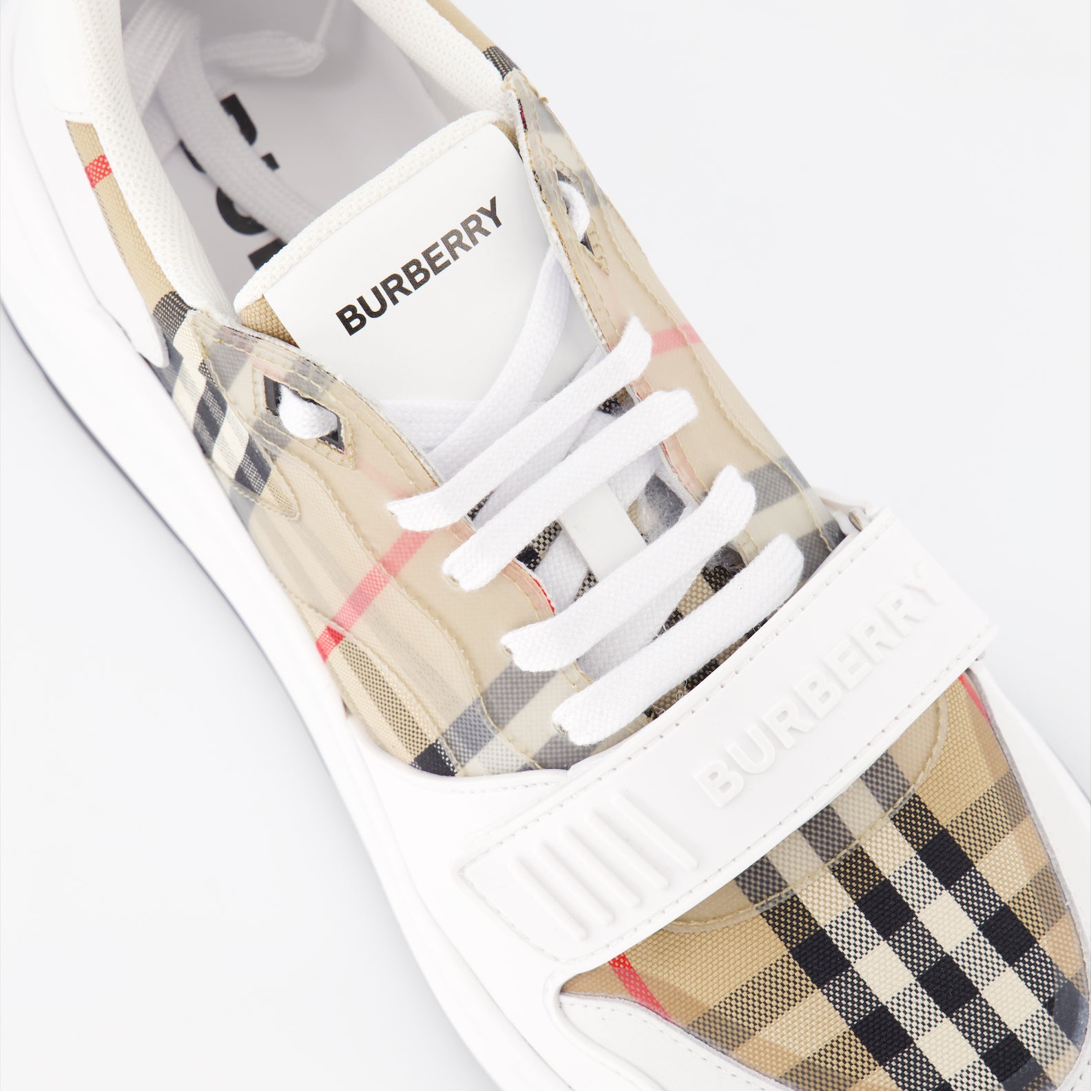 Sneakers Check sneakers Burberry White Man