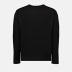 Maille Pull à poche Moncler Noir Homme