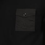 Maille Pull à poche Moncler Noir Homme
