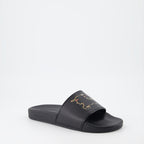 Chaussures ouvertes Claquettes Cavalier Burberry Noir Homme