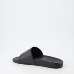 Chaussures ouvertes Claquettes Cavalier Burberry Noir Homme