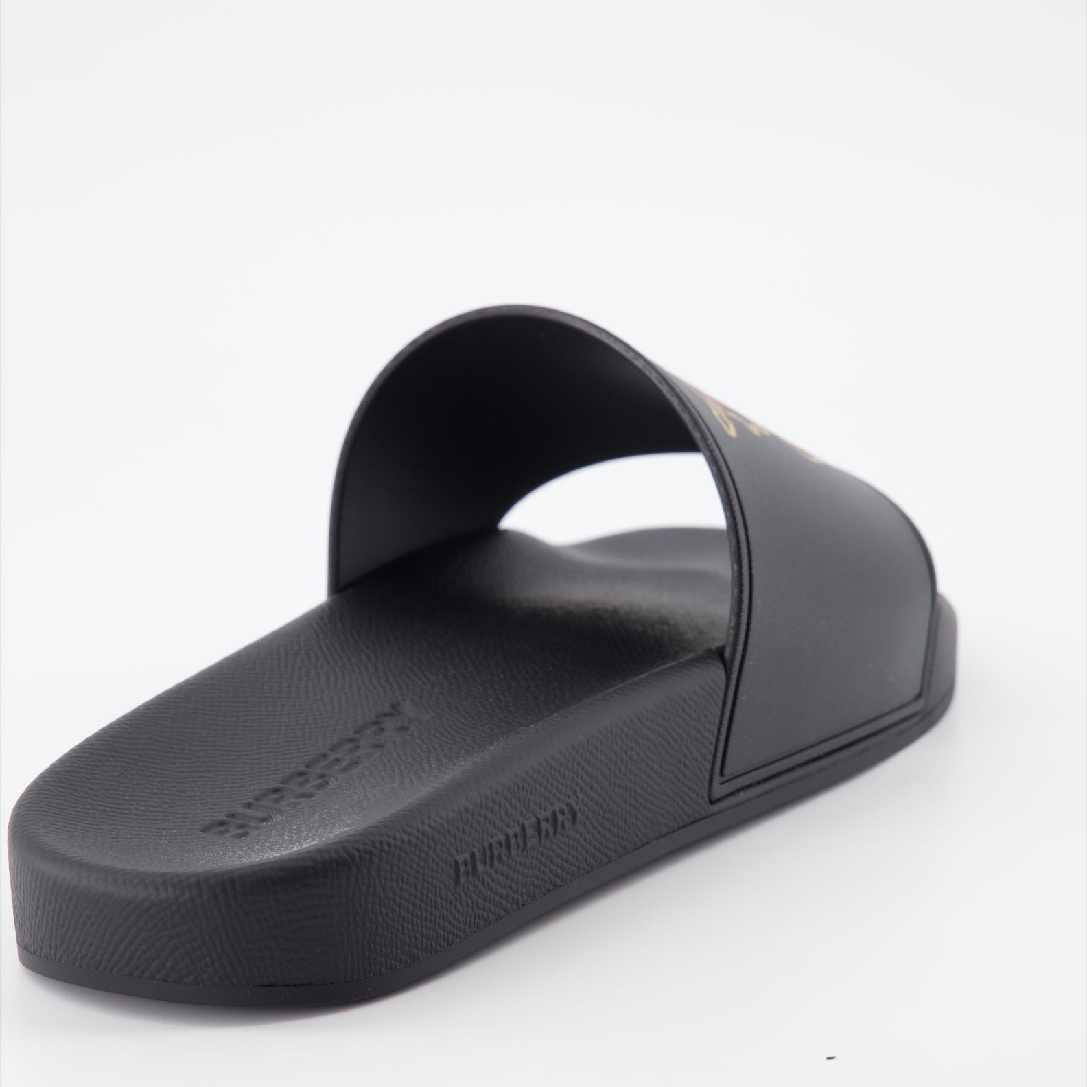 Chaussures ouvertes Claquettes Cavalier Burberry Noir Homme