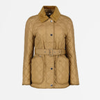 Giacche Giacca in Nylon Trapuntato Burberry Beige Femme