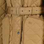 Giacche Giacca in Nylon Trapuntato Burberry Beige Femme