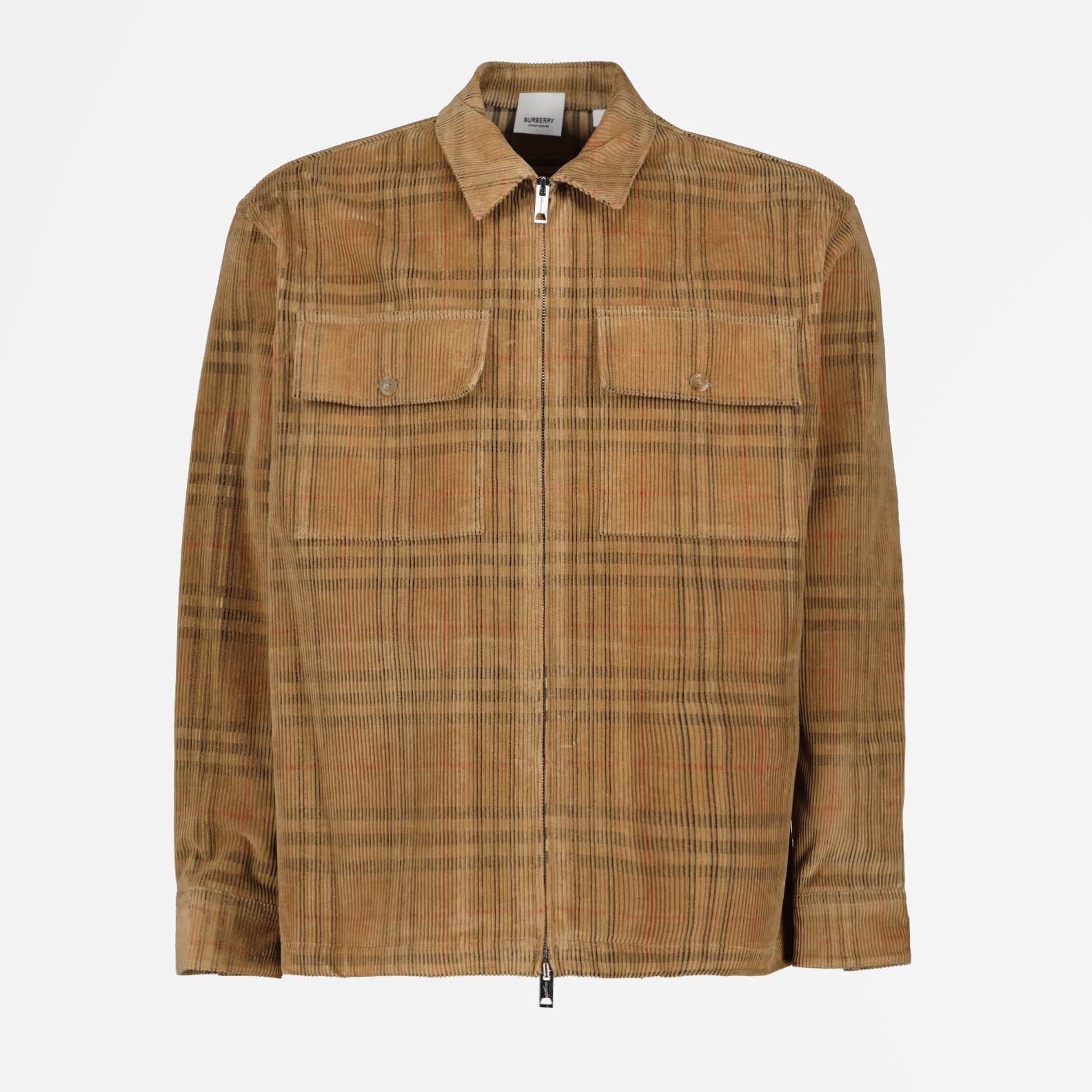 Hemden Chemise en velours Burberry Beige Homme