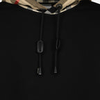Sweatshirts Sweat à capuche à carreaux Burberry Noir Homme