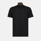 Shirts Short-sleeve shirt Burberry Black Man