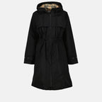 Abrigos Parka cintrée Burberry Negro Femme