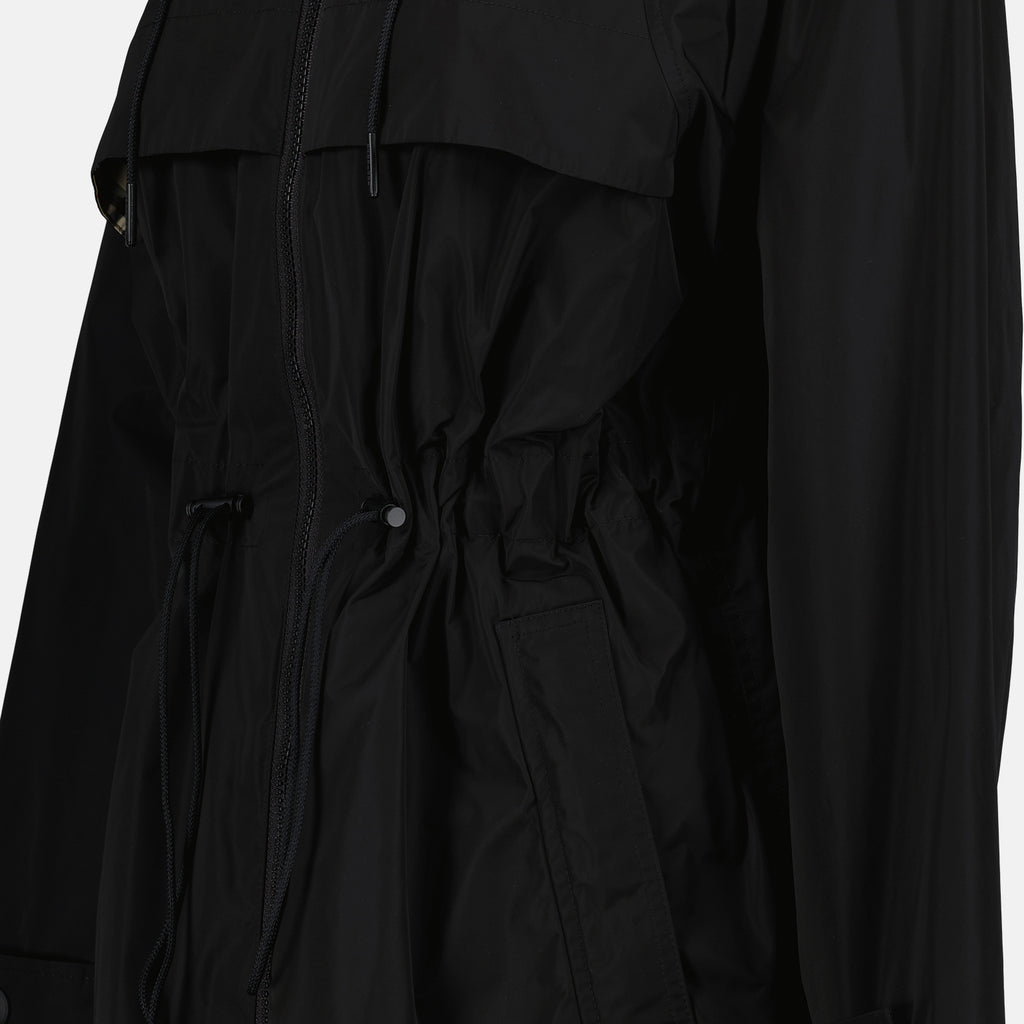 Abrigos Parka cintrée Burberry Negro Femme