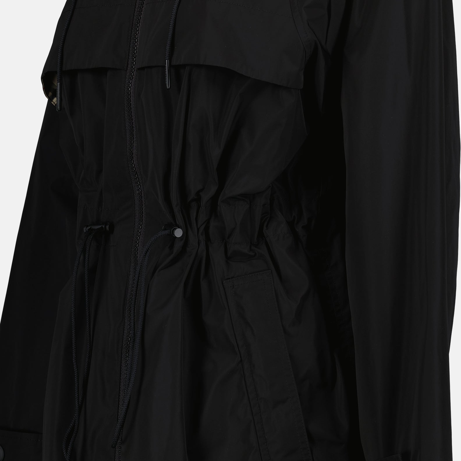 Manteaux Parka cintrée Burberry Noir Femme