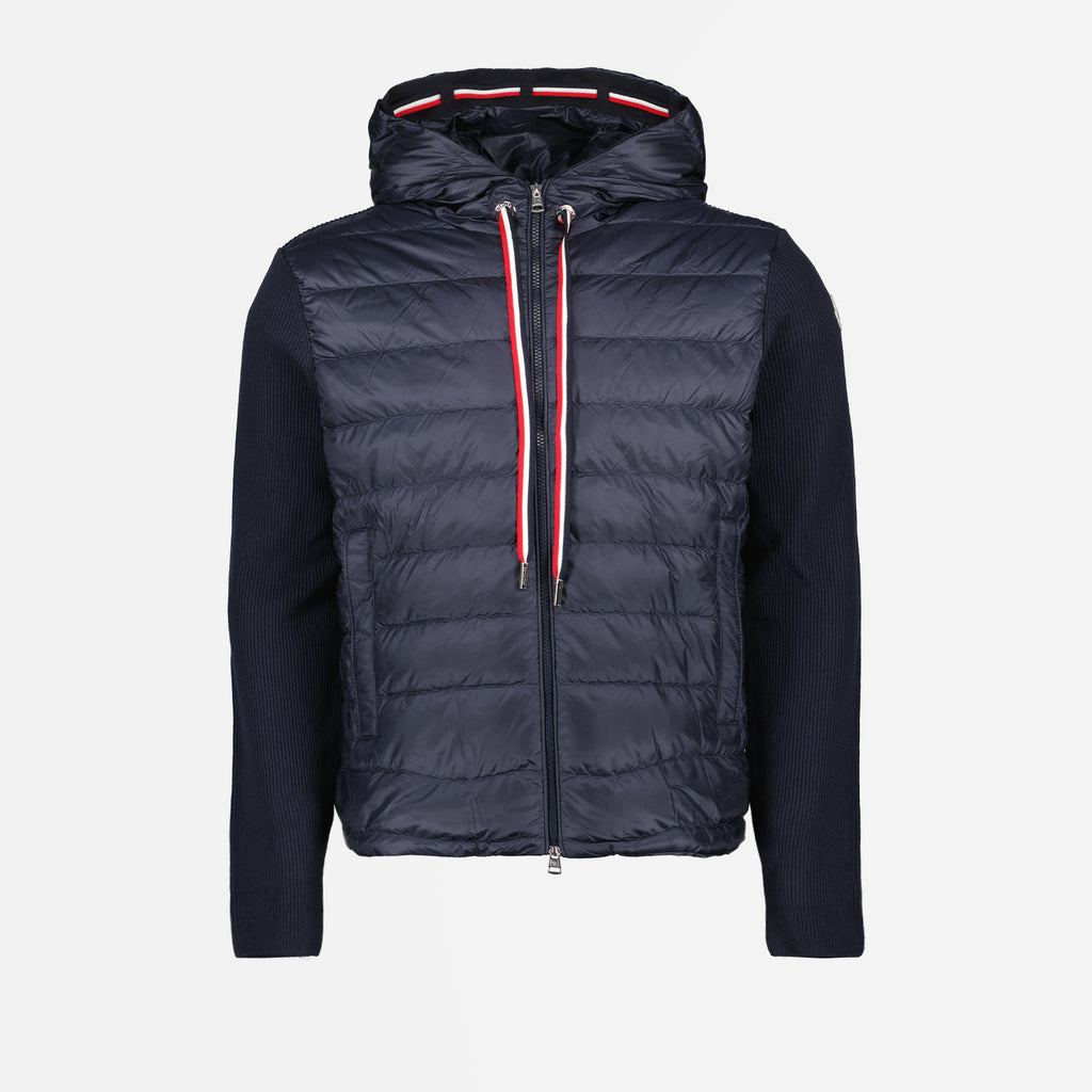 Jacken Veste bi-matière Moncler Blau Homme