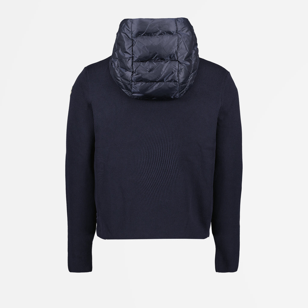 Jacken Veste bi-matière Moncler Blau Homme