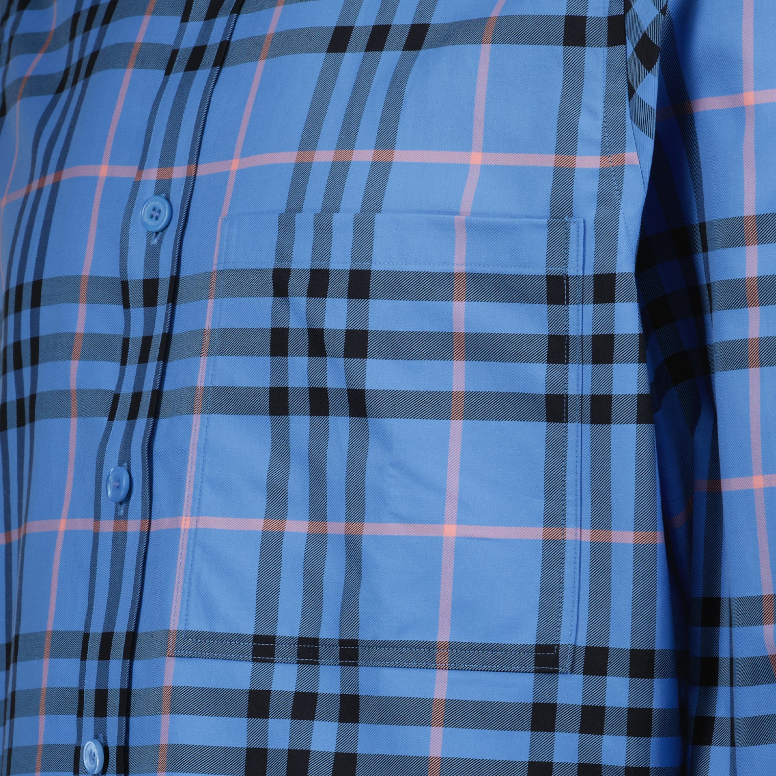 Camisas Chemise Check Burberry Azul Homme