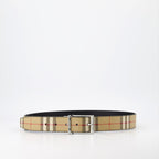 Ceintures Ceinture à carreaux Burberry Beige Homme