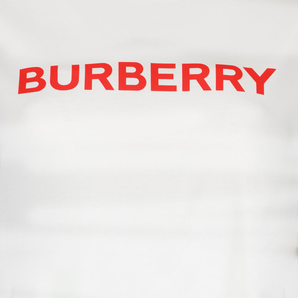 T-shirt T-shirt à logo Burberry Bianco Femme