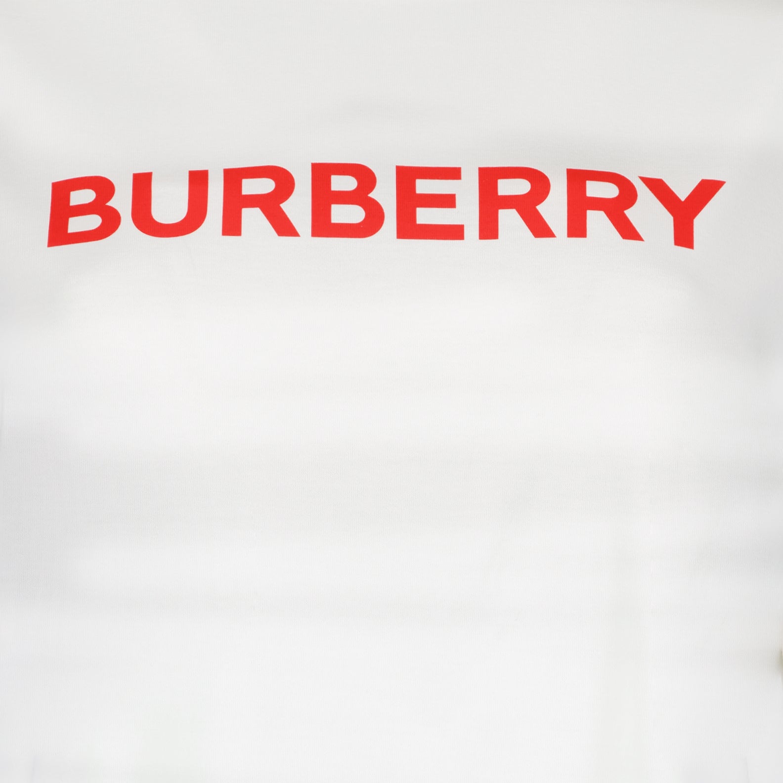 T-shirt T-shirt à logo Burberry Bianco Femme