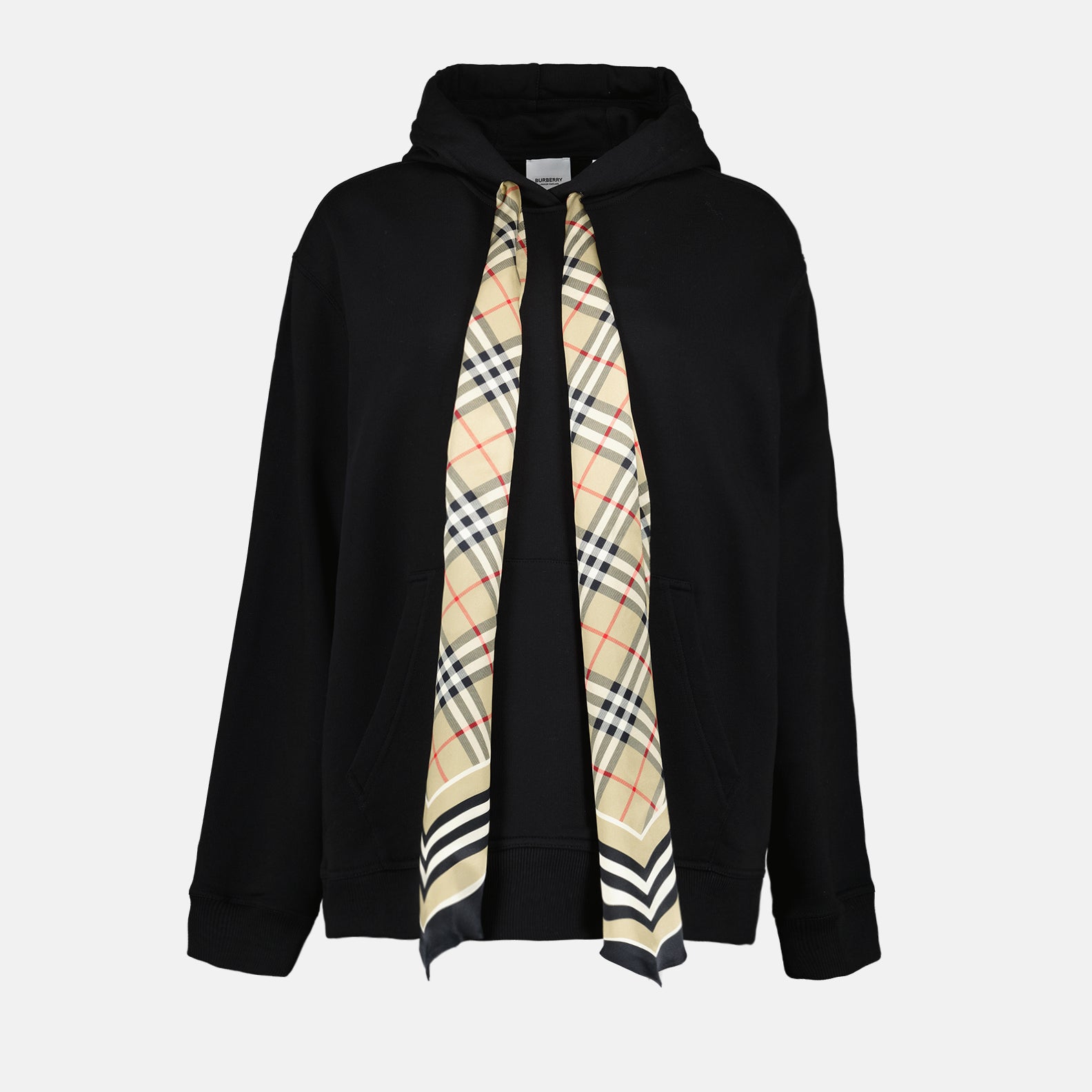 Sweatshirts Sweatshirt avec foulard Burberry Noir Femme
