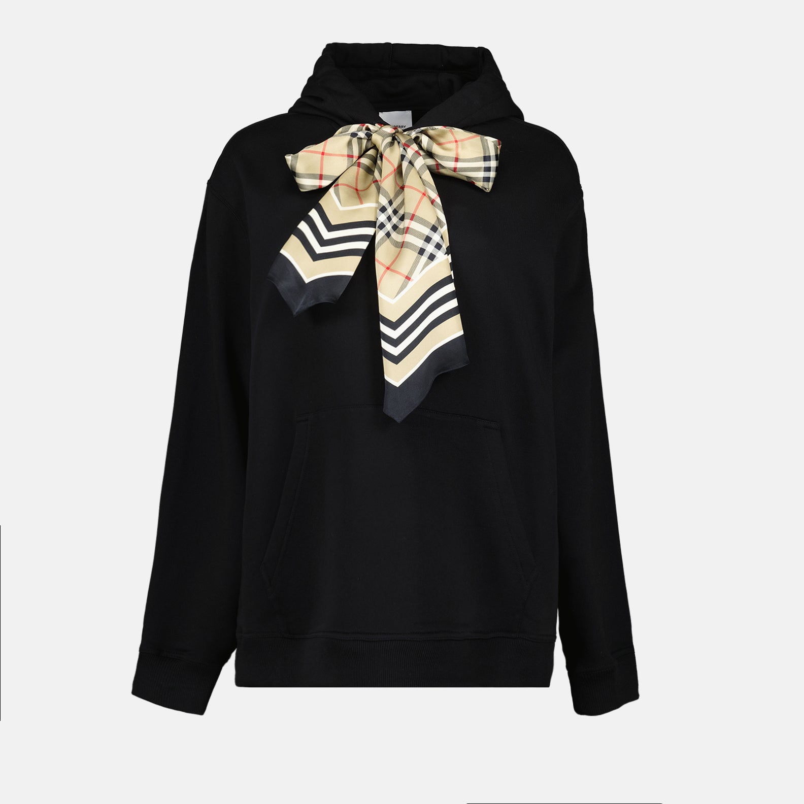 Sweatshirts Sweatshirt avec foulard Burberry Noir Femme