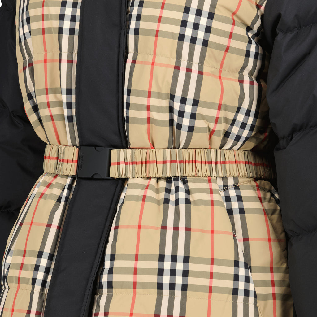 Abrigos Doudoune réversible à carreaux Burberry Beige Femme