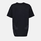 T-shirt T-shirt Horses Burberry Nero Femme