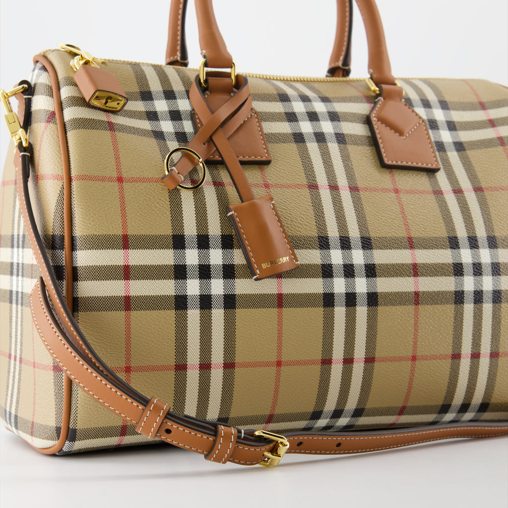 Sports and travel bags Bowling bag Burberry Beige Unisex