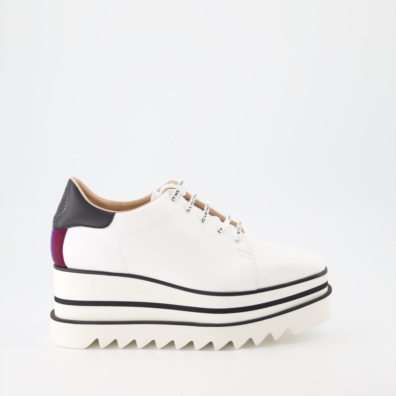 Compensées et plateformes Derbies Elyse Stella McCartney Blanc Femme