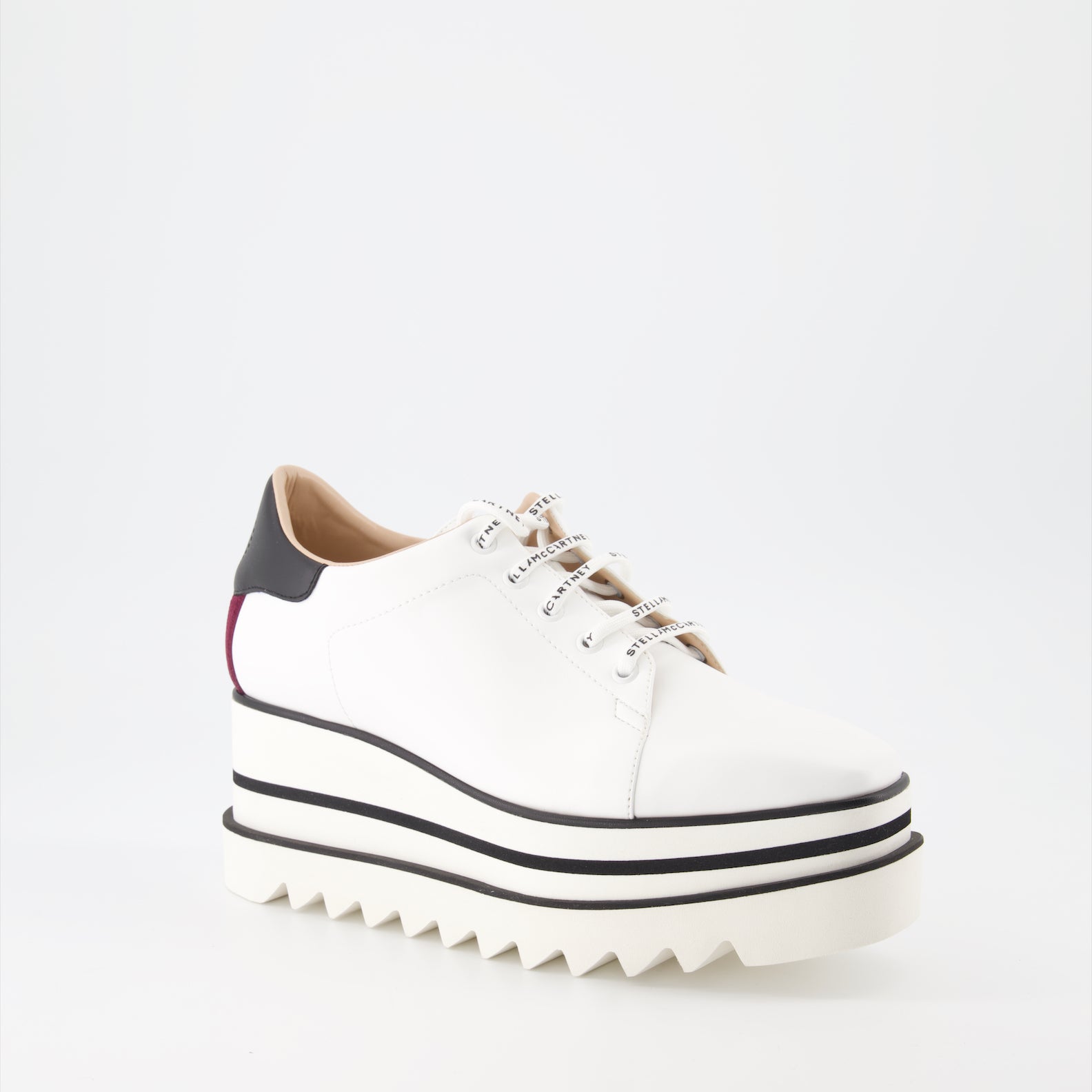 Compensées et plateformes Derbies Elyse Stella McCartney Blanc Femme