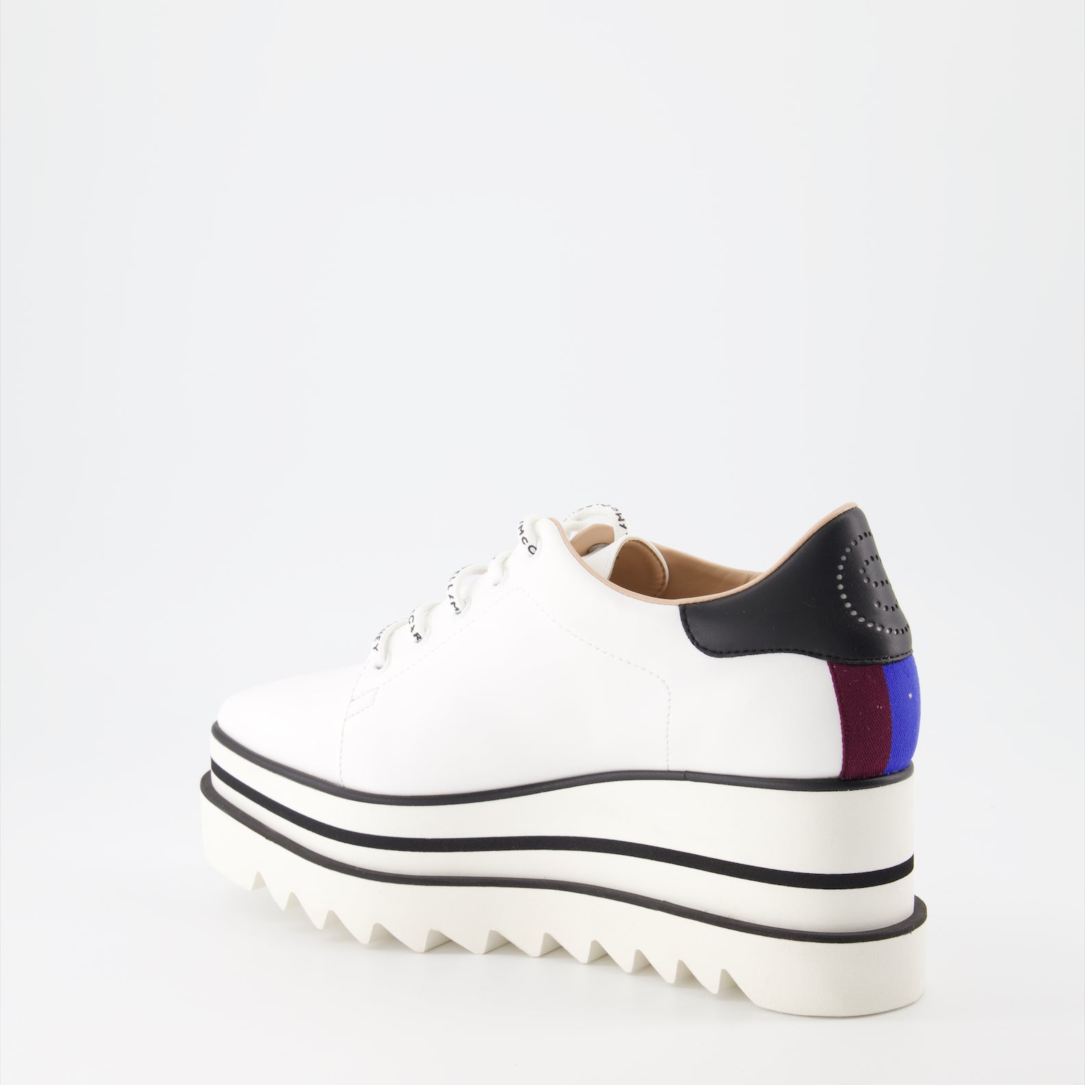 Compensées et plateformes Derbies Elyse Stella McCartney Blanc Femme