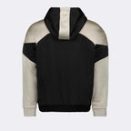 Jacken Zweifarbiger Zip-Pullover Saint Laurent Schwarz Homme