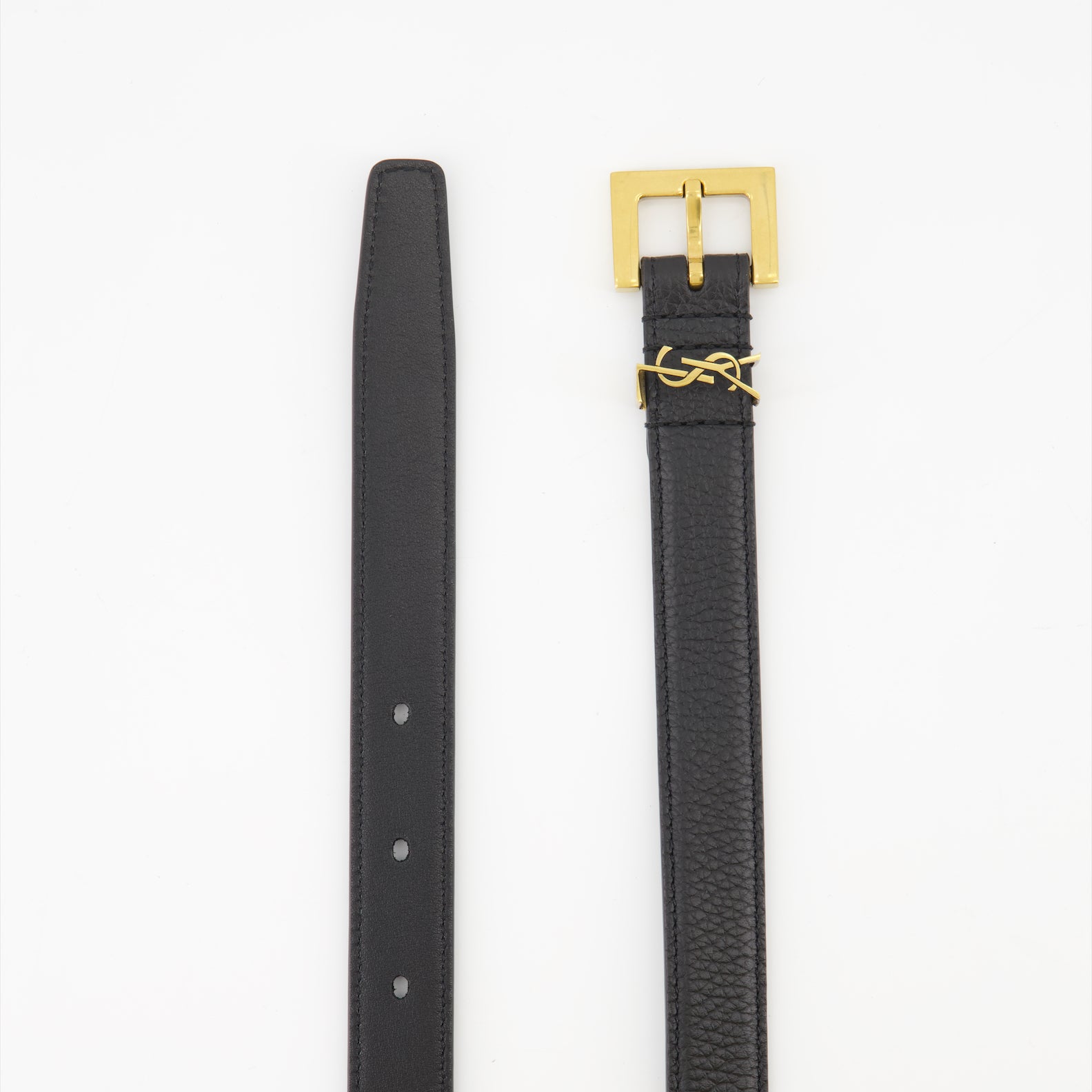 Ceintures Ceinture Cassandre Saint Laurent Noir Homme