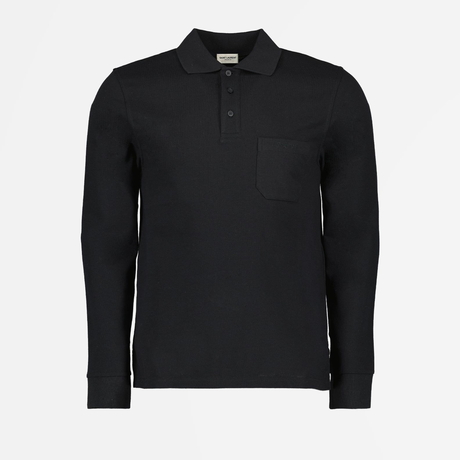 Polo shirts Pocket Polo Saint Laurent Black Man