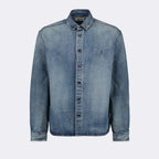 Hemden Chemise en jean Cassandre Saint Laurent Blau Homme