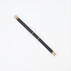 Bijoux Bracelet YSL Saint Laurent Noir Homme