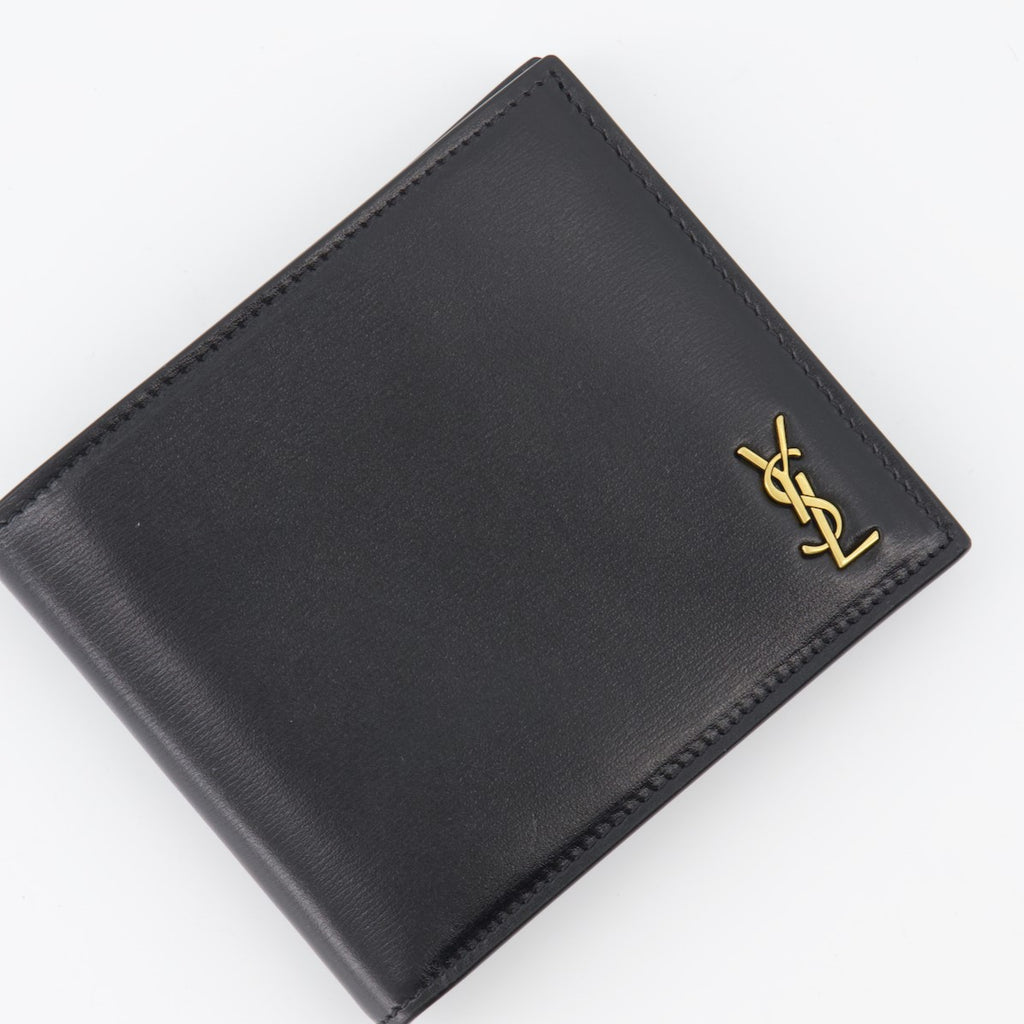 Small leather goods YSL wallet Saint Laurent Black Man